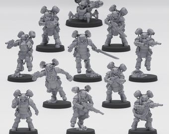 Imperium Special Forces Kill Squad (10+1) / Proxies / 28mm / Modular