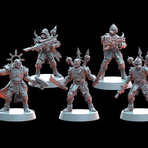 Blood Legion Infantry (5) / Proxies / Cultists / Modular / 32mm