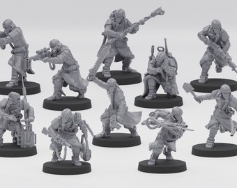 Imperium Death Division Kill Squad (10) / Proxies / 28mm / Modular