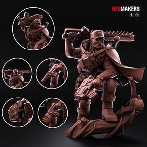 Djungelkämparnas officer (1) / Bordsminiatyrer / 28 mm / Modulär