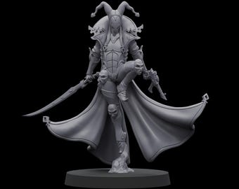 Space Elves Executioner - 3D Printed Tabletop Miniatures / 32mm Scale