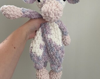 Heirloom Crochet Lovey Animal: Custom Baby Snuggler- Little size