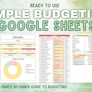 Biweekly Budget Spreadsheet | Paycheck Budget Google Sheets Template | Expense Tracker | Simple Budget by Paycheck Spreadsheet