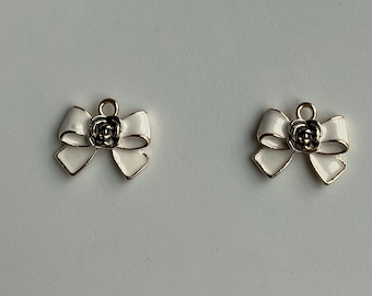 Bow Pendants for Bracelet Necklace Keychain Bow For Gift