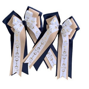 Equestrian Show Bows, Equestrian Bows, Horse Show Bows, Equestrian Hair Bows