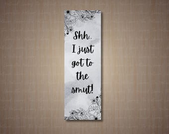 Smut Lesezeichen - Spicy Lesezeichen - Printable Lesezeichen - Instant Download