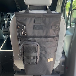 Road tripping bag seatback bag for trash storage or laundry van conversion gift campervan accessories van build gift camping gear bag