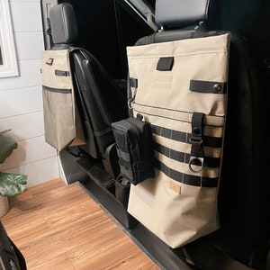 CamperVan Accessory Seatback bag for trash, storage, or laundry vanlife accessory van bag campervan bag outdoor adventure bag #vanlife
