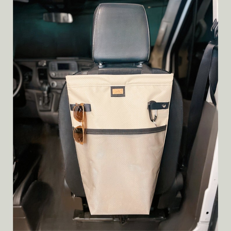 Trash Bag Seat back storage bag campervan accessories van trash bag van laundry bag truck storage van conversion gift image 6
