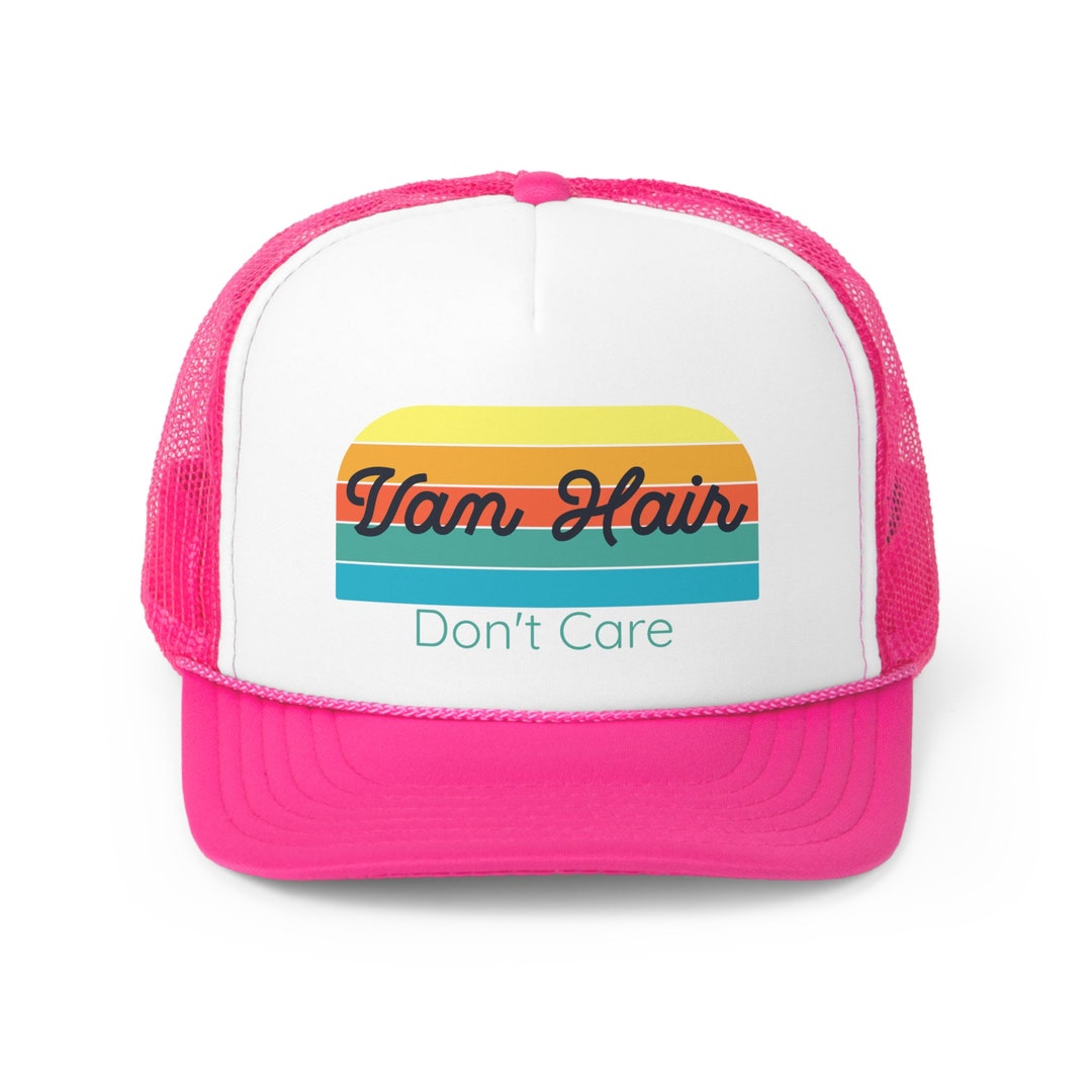 Campervan Accessories Hat Van Life Hat Van Hair Don't Care Etsy