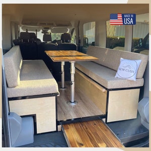 Camper cushions RV Cushions Van Cushions Campervan Conversion camper bed custom van build cushion covers Van Conversion Gift Van builder