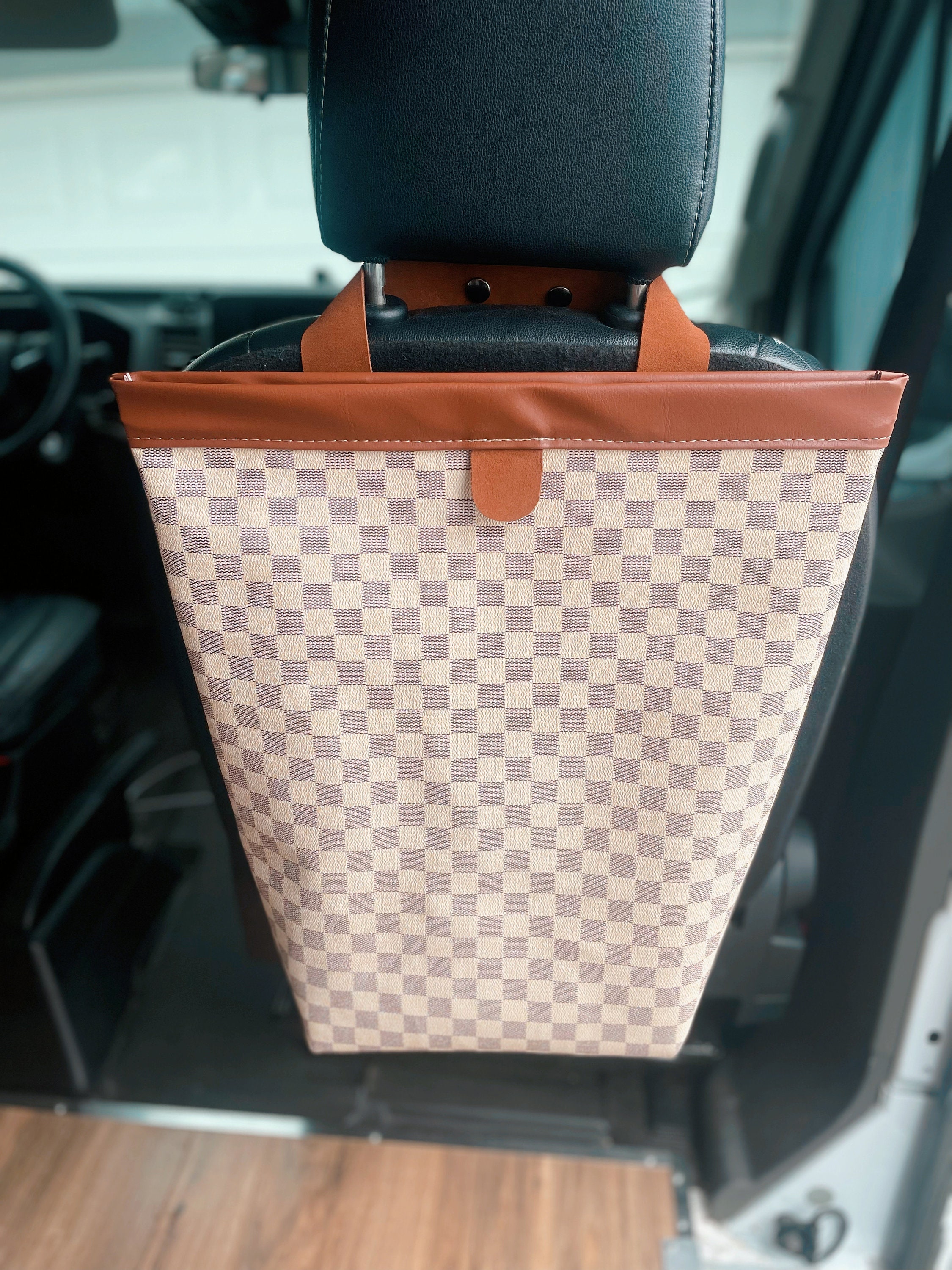 Auto Müllsack Sitzlehne Tasche Organizer Camper Zubehör Auto Lagerung  vanlife Geschenk Camper Liebhaber Tasche Van Zubehör Wohnmobil Aufbewahrung  van Müllsack - .de