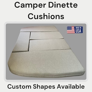 Camper cushions RV cushions replacement trailer cushions dinette cushions truck camper cushion covers diy van build cushions campervan bild 4