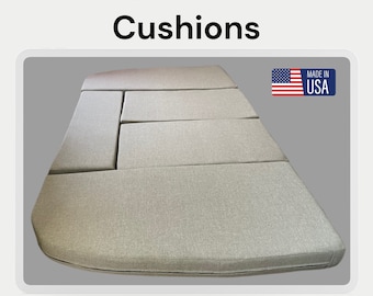 Camper cushions RV cushions replacement trailer cushions dinette cushions truck camper cushion covers diy van build cushions campervan