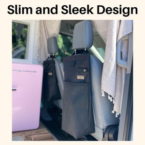 Van Accessories Seatback bag camper storage van storage campervan conversion van build roadtrip essentials car organizer truck storage bag