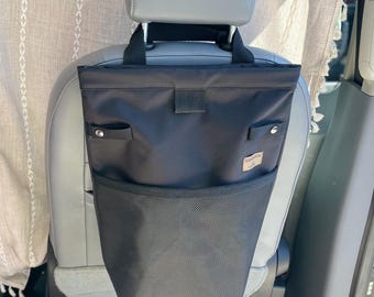 Beach Car Organizer | Seat Back Storage for Wet Gear Towels and Sand | Easy Clean Travel Bag