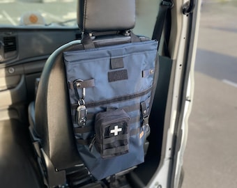 CamperVan Accessory Seatback bag for trash, storage, or laundry vanlife accessory van bag campervan bag truck storage outdoor adventure bag