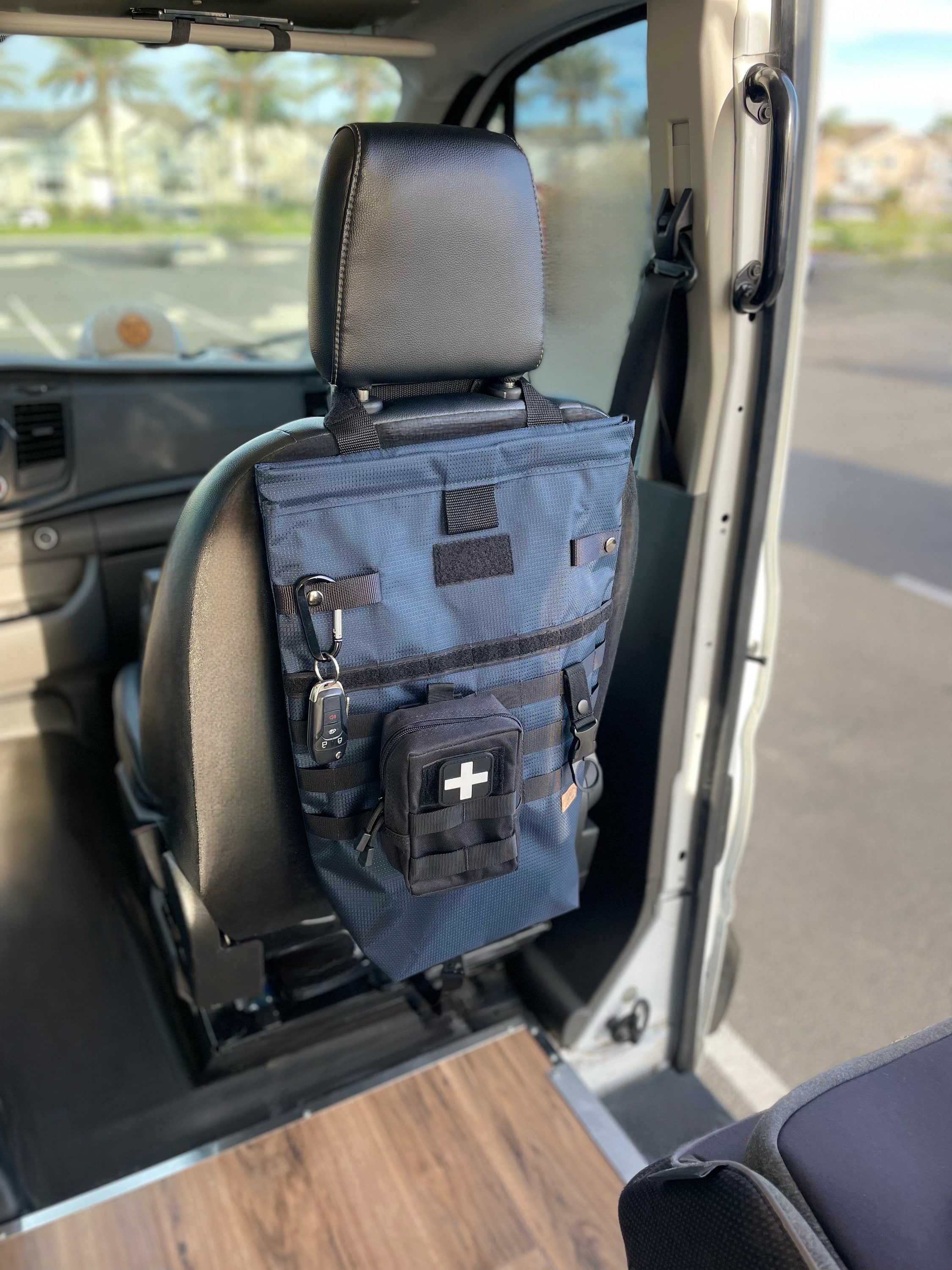 Organizer für Autositz. Camper Vanlife