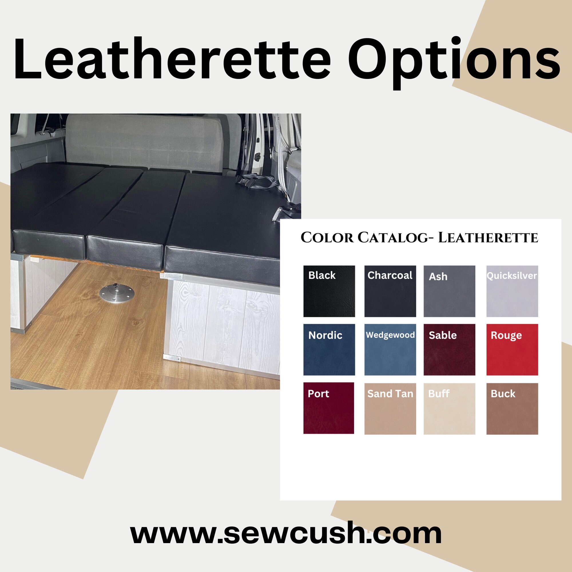 RV Cushions Camper Cushions Van Conversion Trailer Cushions