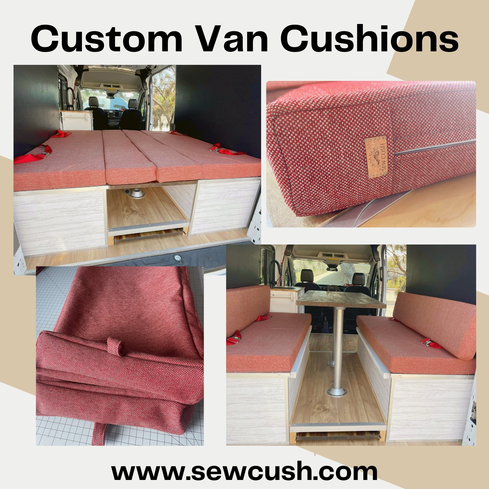 Custom Camper Cushions Van Conversion Cushions Rv Cushions