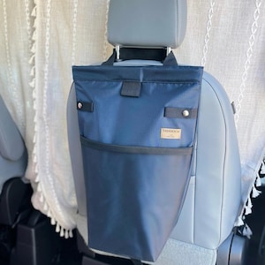 Trash Bag Seat back storage bag campervan accessories van trash bag van laundry bag truck storage van conversion gift Navy