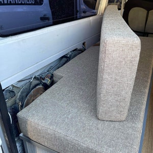 Camper cushions RV cushions replacement trailer cushions dinette cushions truck camper cushion covers diy van build cushions campervan bild 8