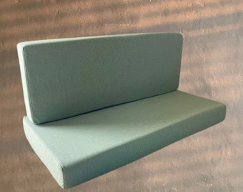 Camper cushions custom zipper cover cushions caravan cushions camper van conversion camper bed custom van build cushion cover #vanlife