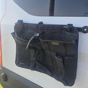 L track accessories Magnetic Camping Dish Drying Bag: Portable Laundry Storage Rack for Campervans, RVs & Outdoor Adventures camper storage