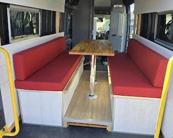 Custom Campervan Cushion Covers: RV Dinette, Vanlife Replacement