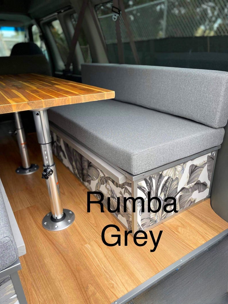 Camper cushions RV cushions replacement trailer cushions dinette cushions truck camper cushion covers diy van build cushions campervan bild 7