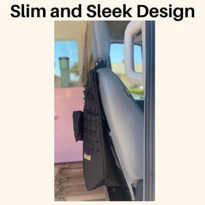 Bolsa para respaldo de asiento para basura, almacenamiento o lavandería, accesorio para la vida en furgoneta, bolsa para furgoneta, bolsa para autocaravana, almacenamiento para camión, bolsa para aventuras al aire libre, regalo para construir una furgoneta