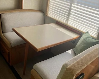 Custom RV Dinette Cushions: Stain-Resistant Campervan Upholstery