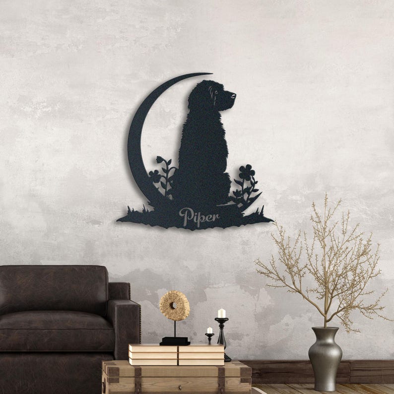 Handcrafted Dog Metal Wall Art, Stunning Goldendoodle Gift for Home