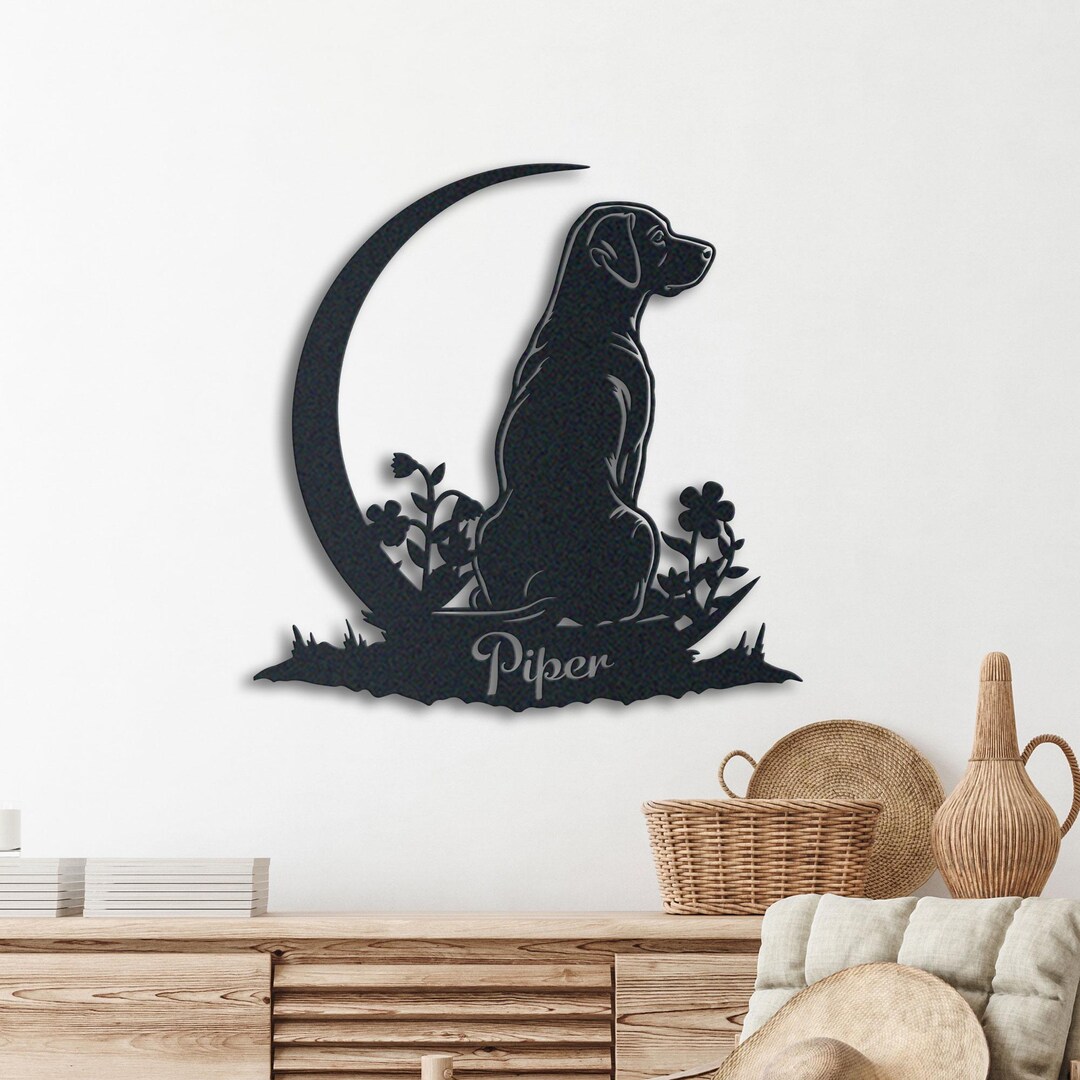 Handcrafted Dog Metal Wall Art, Stunning Labrador Gift for Home Decor