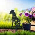 Personalized Greyhound Metal Stake, Garden Metal Decor, Dog Memorial Gift, Custom Dog Memorial, Pet Loss Gift product logo