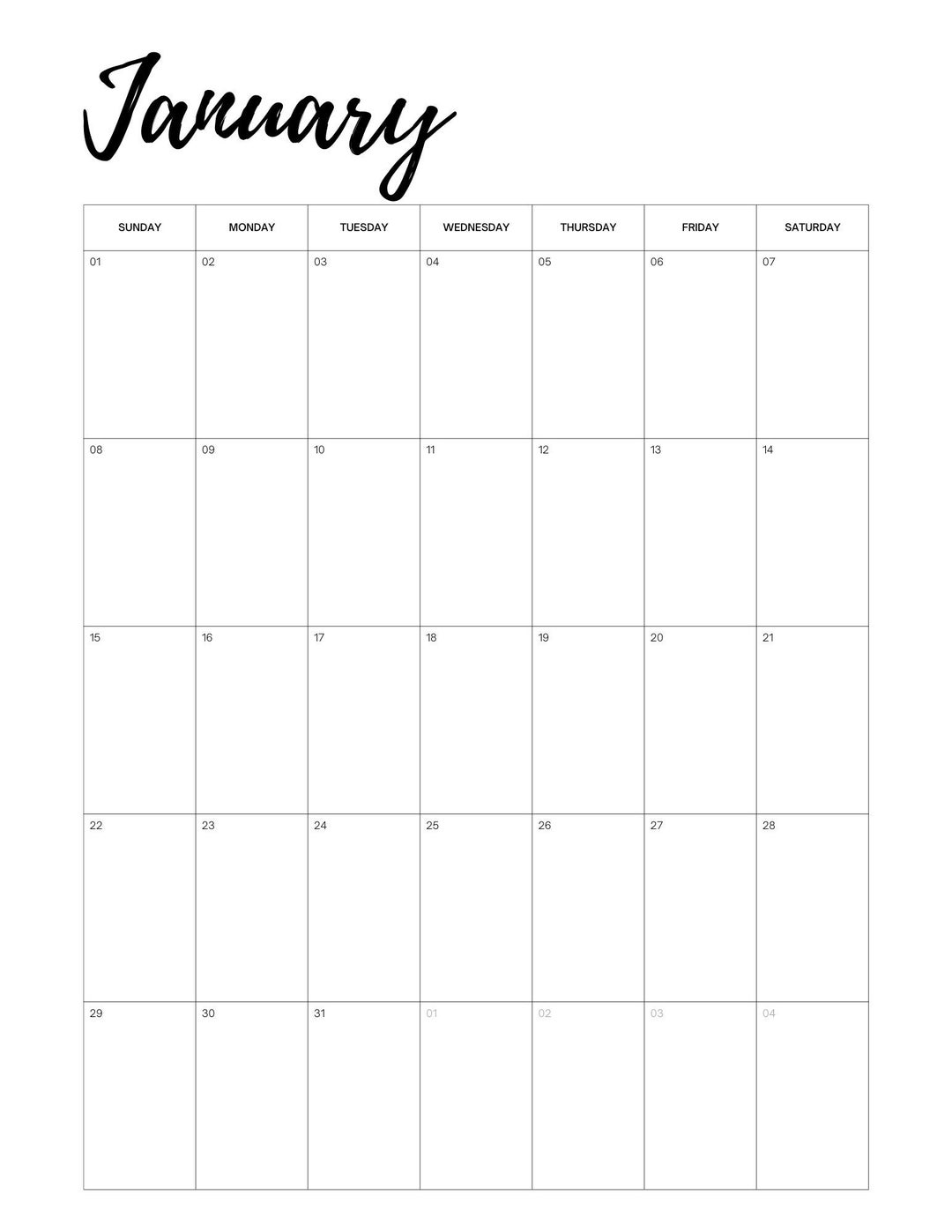 2023 Calendar Printable Desk Calendar Monthly Vintage Etsy