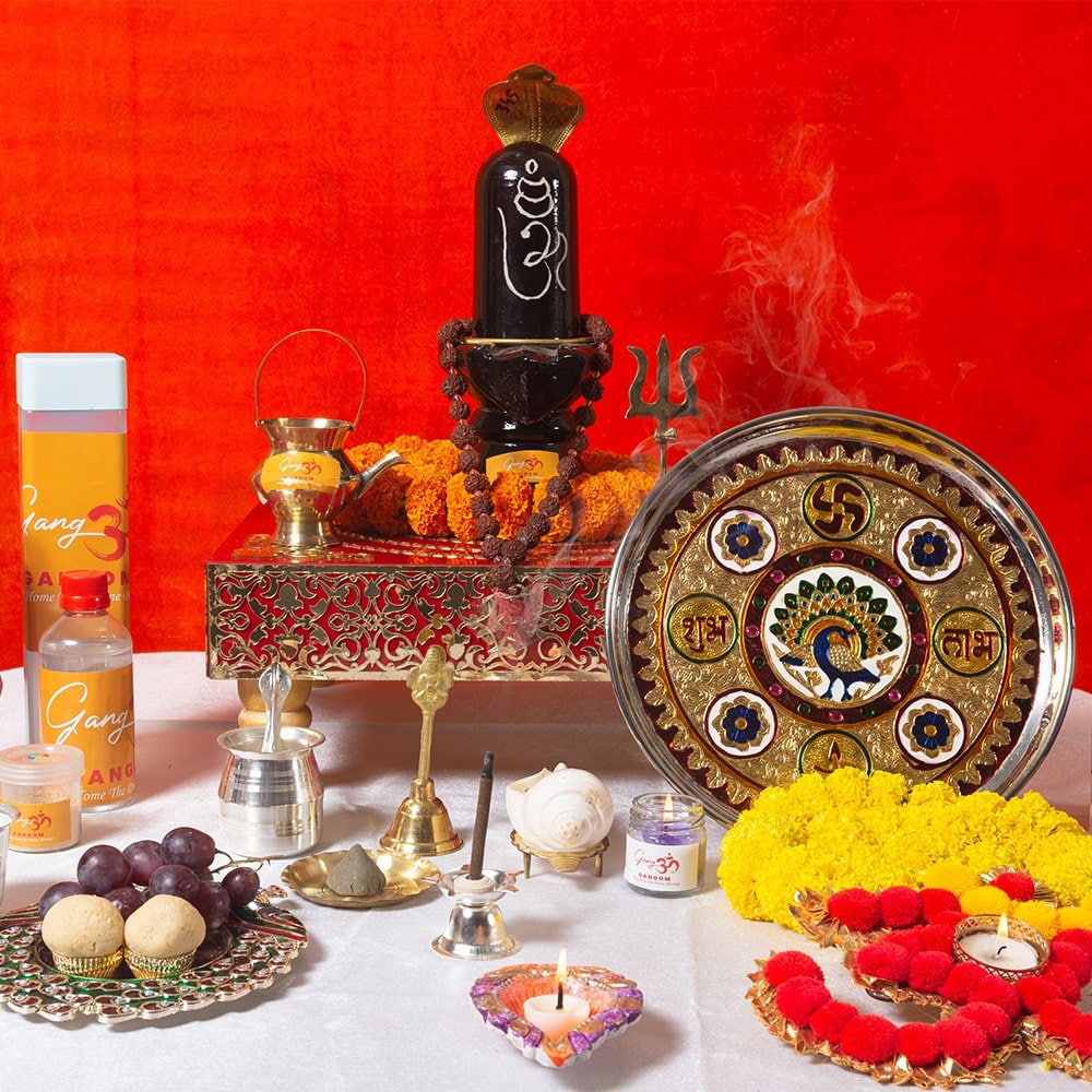 Customized Puja Thali & Puja Samagri for Lord Shiva Etsy