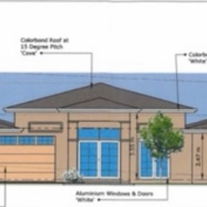 20m width block house plans with a 6.2 energy star rating