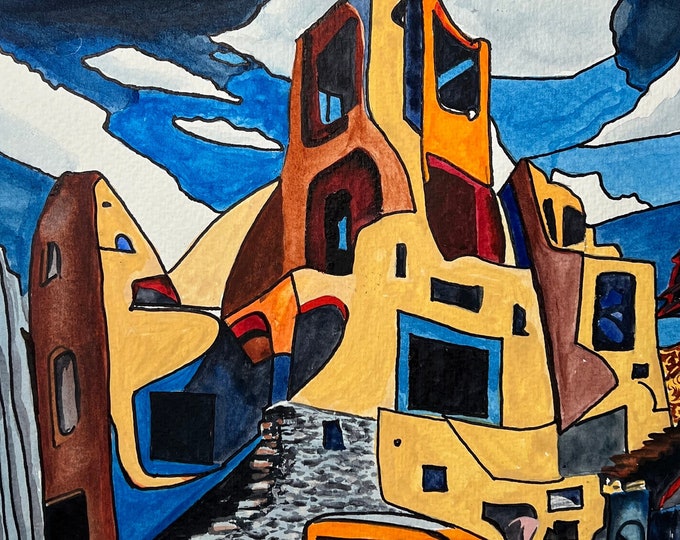 HOMES IN GUANAJUATO Abstracto (Original)