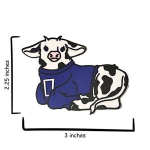 The 1975 inspired waterproof vinyl sticker decal | Cow Wearing My Sweater