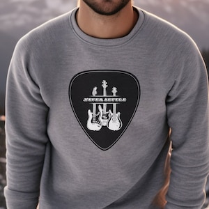 Guitar Players Hoodie, Music Lovers T-Shirt, Musician Sweatshirt, Shirt for Guitar Band Player, Electric Guitar T Shirt, Gift for Musician