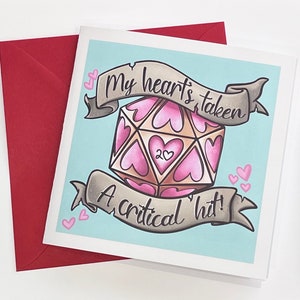 D&D Valentinstagskarte.