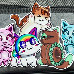 Aphmau MeeMeows kids Sticker Bundle.