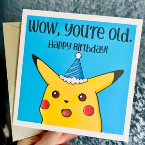 WOW ! Carte d'anniversaire