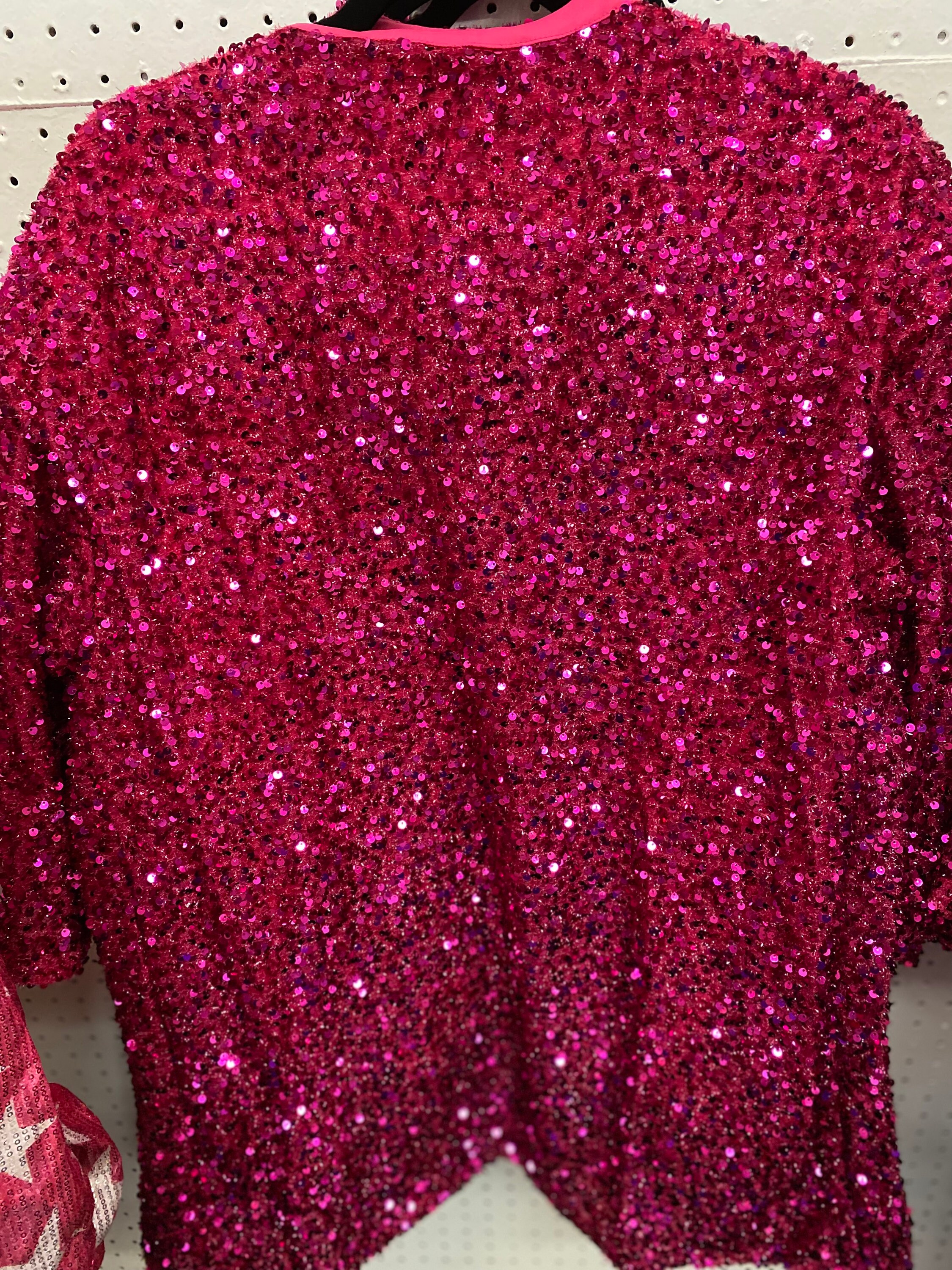 Pink Sequins Cardigan - Etsy