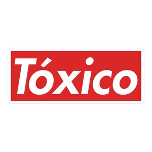 Tóxico sticker