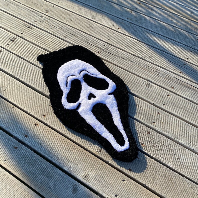 Scream 6 Tufting Rug, Scary Movie Area Rug, Horror Art, Home Decor Etsy