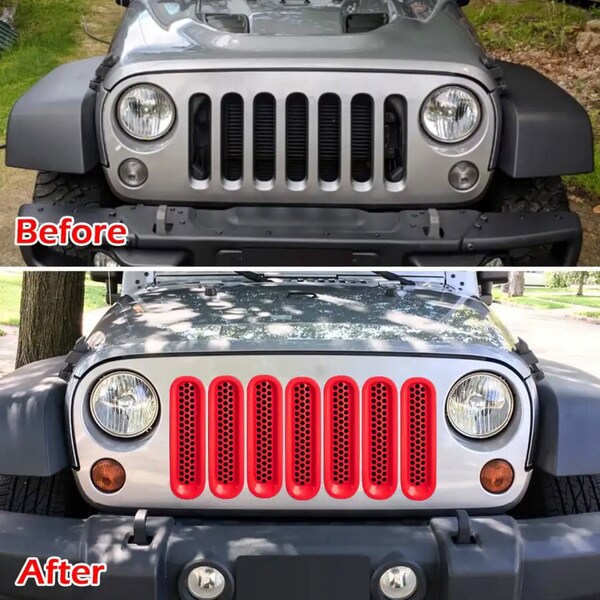 Jeep Grill Inserts Etsy