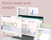 Simple Budget Spreadsheet for Desktop and Mobile, Google Sheets Budget Template, Personal Finance Dashboard