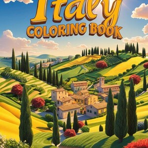 Around The World Colouring Book, 20 Digital Colouring Pages, Italy Colouring Book, Printables, Countries Of The World Colouring Pages